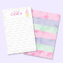 Ice Cream Cone Kids Lined Letter Writing Paper