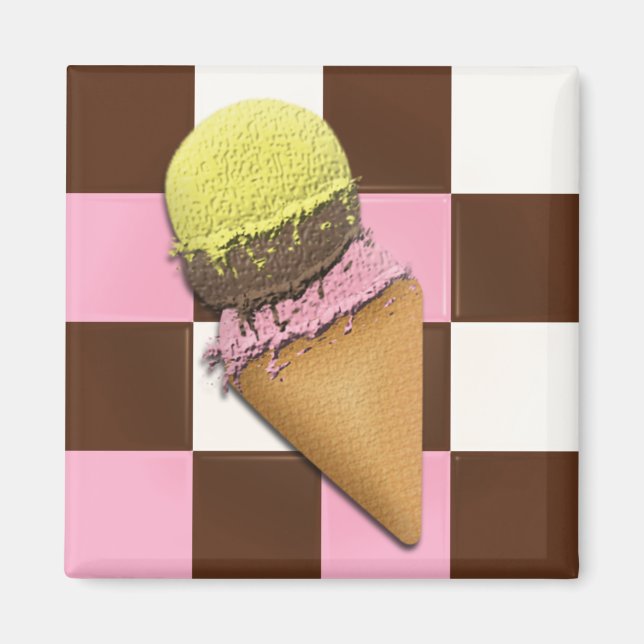 Ice Cream Cone Magnets (Front)