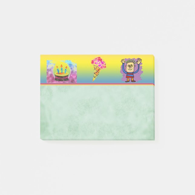 Ice Cream Cone Notes (Front)