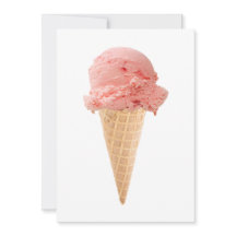 ice cream cone party invitation