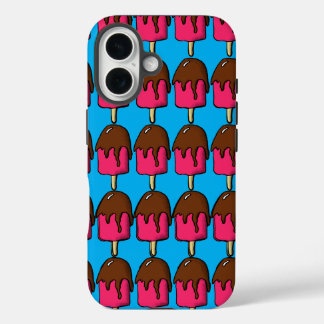 Ice Cream Cone Pattern iPhone 16 Case