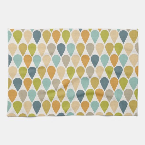 Ice Cream Cone Pattern Mid_century Modern Kitchen Towel