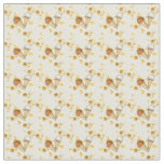 Ice Cream Cone Pattern Sunny Yellow Fabric