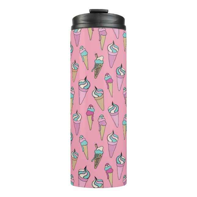Ice Cream Cone pattern Thermal Tumbler (Front)