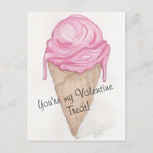 Ice Cream Cone Postcard