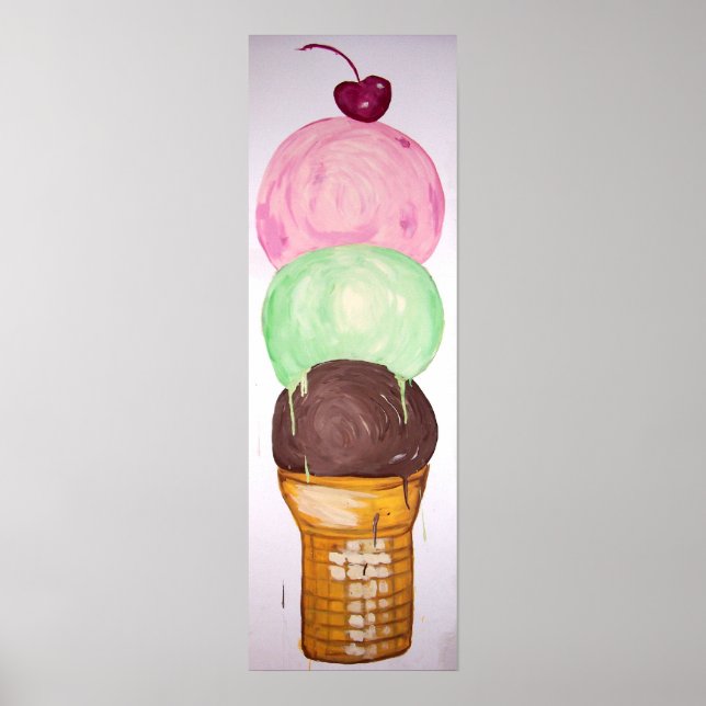 "Ice Cream Cone" Poster (Front)