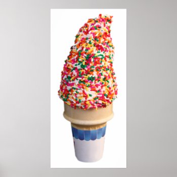 Ice Cream Cone Poster by CarriesCamera at Zazzle