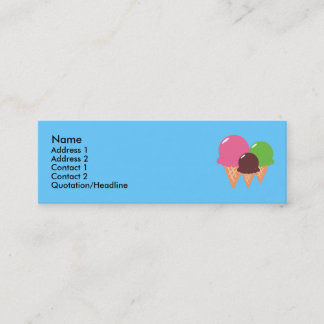 Ice Cream Cone Profile Cards
