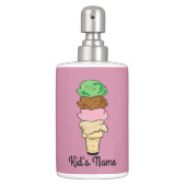 Ice Cream Cone Soap Dispenser & Toothbrush Holder (Front)
