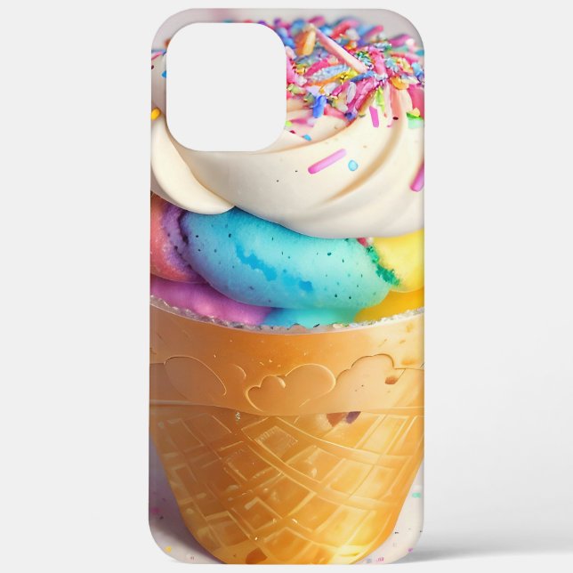 Ice Cream Cone Sprinkles Case-Mate iPhone Case (Back)
