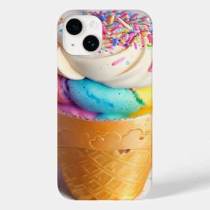 Ice Cream Cone Sprinkles Case-Mate iPhone 14 Case