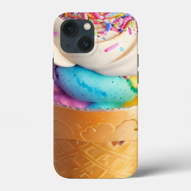 Ice Cream Cone Sprinkles Case-Mate iPhone Case (Back)
