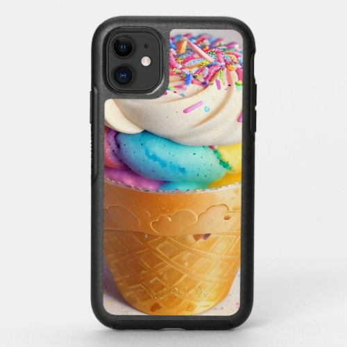 Ice Cream Cone Sprinkles OtterBox Symmetry iPhone 11 Case