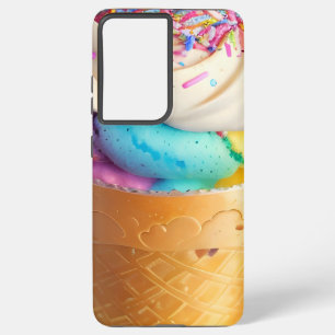 Ice Cream Cone Sprinkles Samsung Galaxy S21+ Case