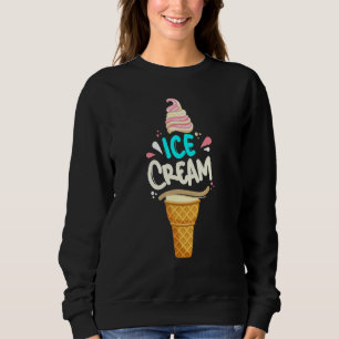Ice Cream Cone - Summer Vacation Ice Cream Sweatshirt