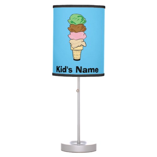 Ice Cream Cone Table Lamp