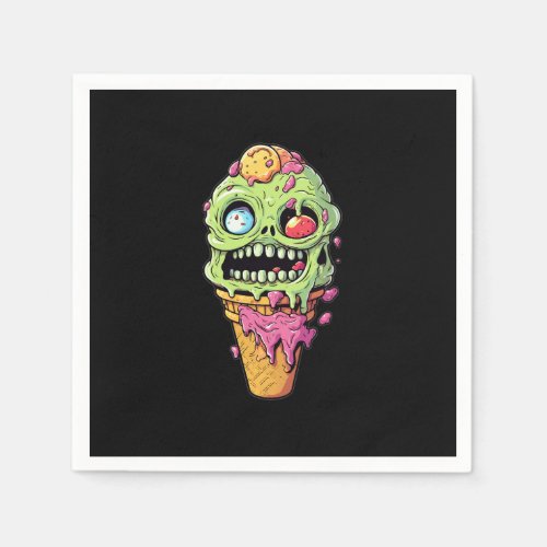 ice_cream_cone_with_little_monster_collection 1 napkins