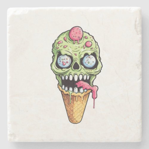 ice_cream_cone_with_little_monster_collection 3 stone coaster