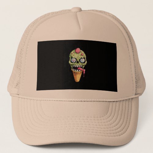 ice_cream_cone_with_little_monster_collection 3 trucker hat