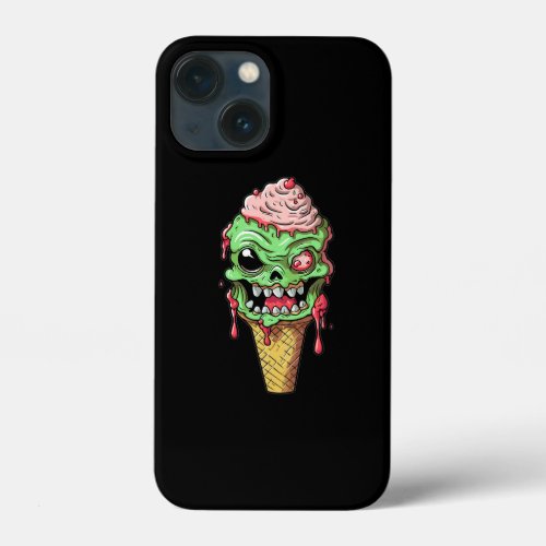 ice_cream_cone_with_little_monster_collection 5 iPhone 13 mini case