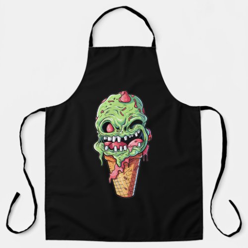 ice_cream_cone_with_little_monster_collection7 apron