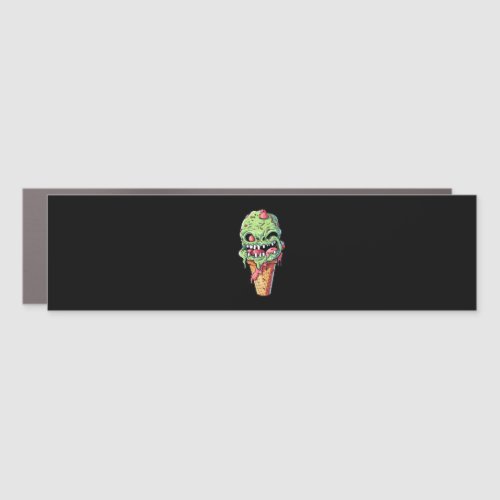 ice_cream_cone_with_little_monster_collection7 car magnet