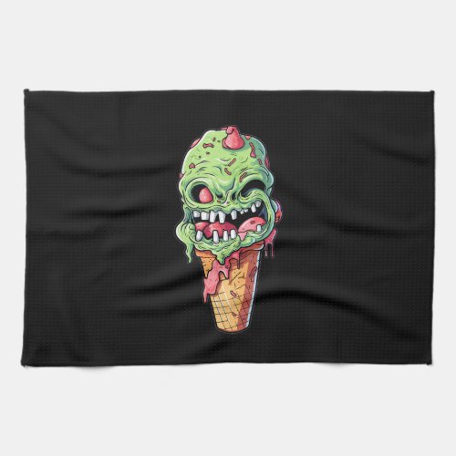 ice_cream_cone_with_little_monster_collection7 kitchen towel