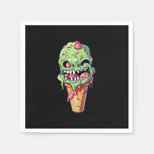 ice_cream_cone_with_little_monster_collection7 napkins