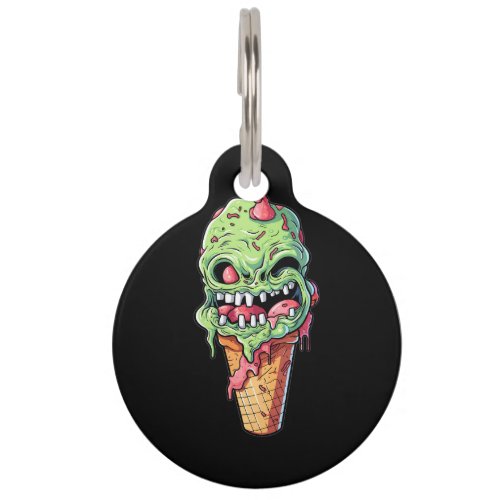 ice_cream_cone_with_little_monster_collection7 pet ID tag
