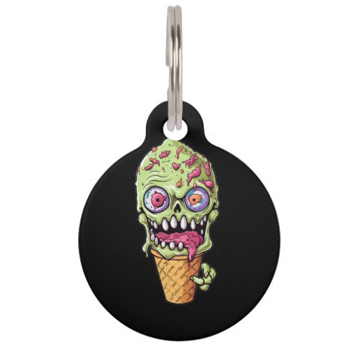 ice_cream_cone_with_little_monster_collection pet ID tag