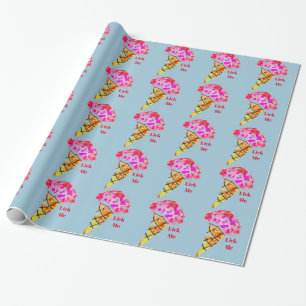 Ice Cream Cone Wrapping Paper