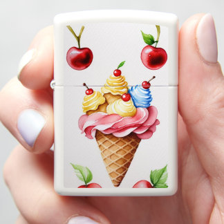 Ice Cream Cone Zippo Lighter