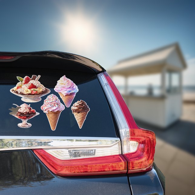 Ice Cream Cones and Sundaes Sticker (Creator Uploaded)