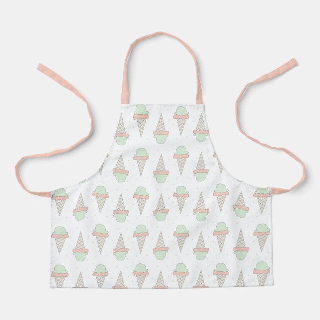 Ice Cream Cones apron (Front)