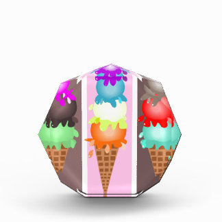 Ice Cream Cone Acrylic Awards | Zazzle