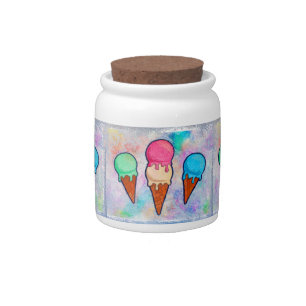 Ice Cream Cones Candy Jar