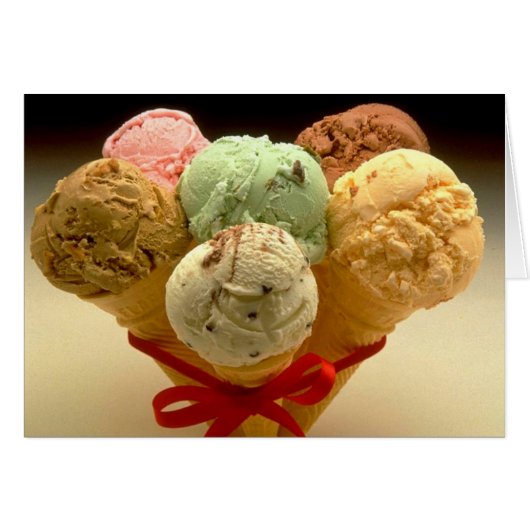 Ice Cream Cones! Cards (Front Horizontal)