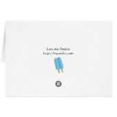 Ice Cream Cones Cards (Back Horizontal)