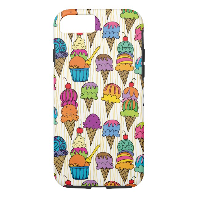 Ice Cream Cones Case-Mate iPhone Case (Back)