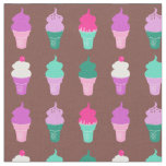 Ice cream cones fabric