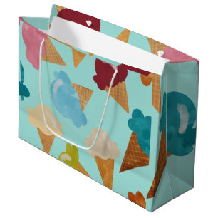 Ice Cream Cones for Days Large Gift Bag