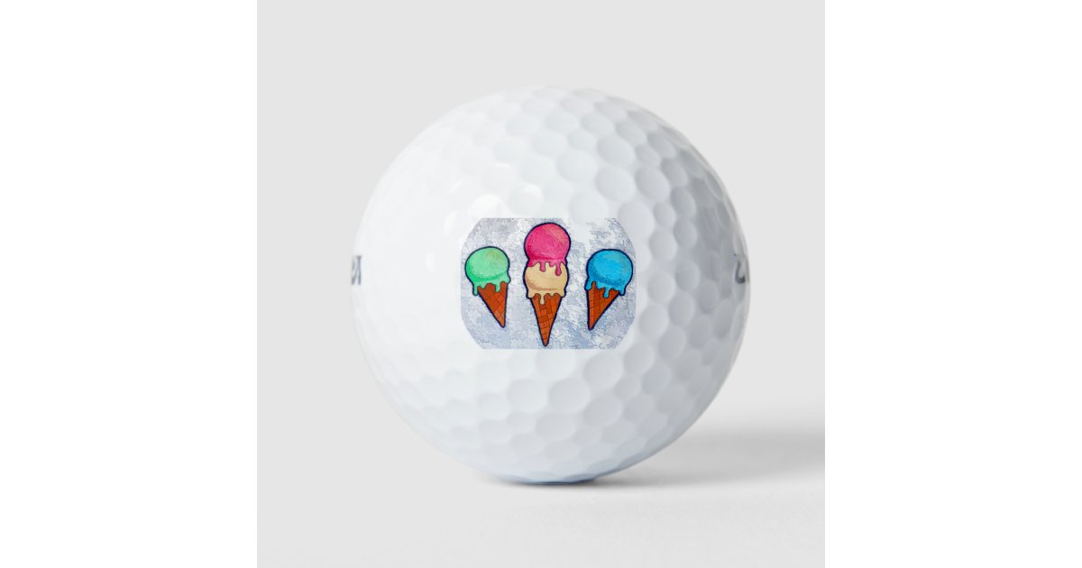 Ice Cream Cones Golf Balls