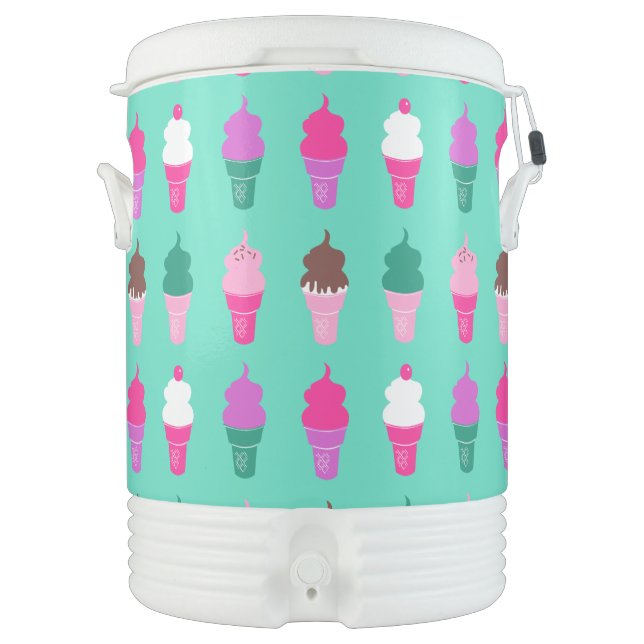 Ice cream cones igloo cooler (Front)