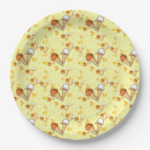 Ice Cream Cones Paper Plates