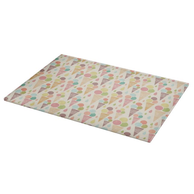 Ice cream cones pattern cutting board (Corner)