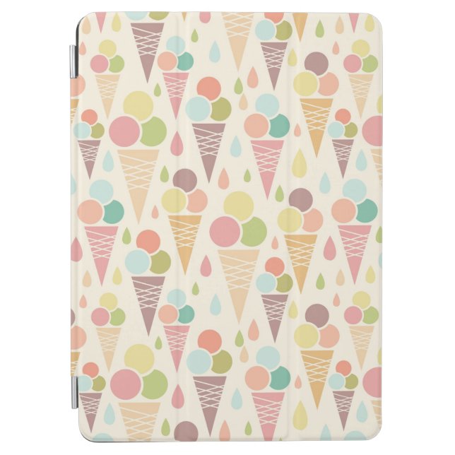 Ice cream cones pattern iPad air cover (Front)