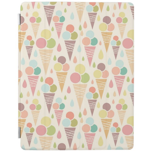Ice cream cones pattern iPad air cover (Front)
