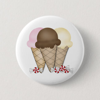 Ice Cream Cones Pinback Button