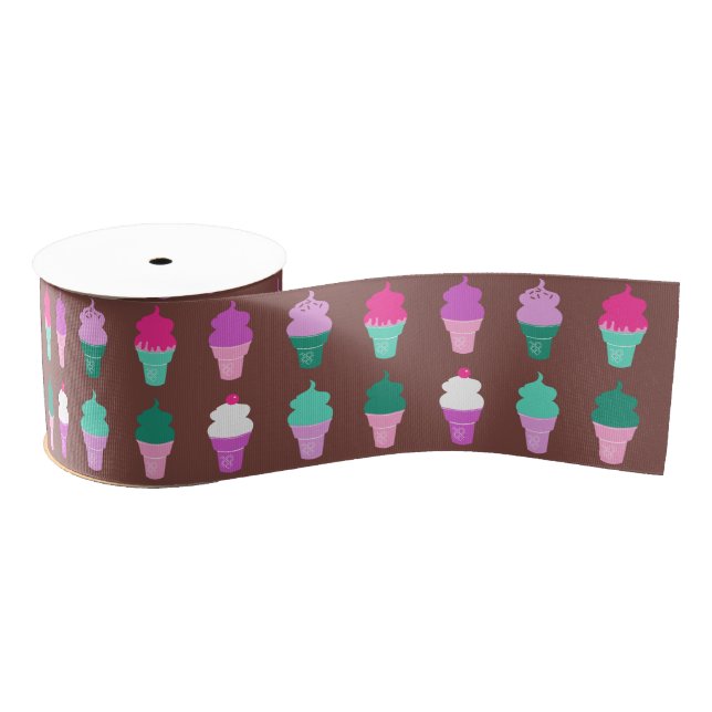 Ice cream cones ribbon (Spool)