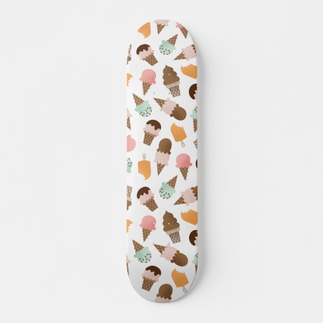 Ice Cream Cones Skateboard Deck (Front)